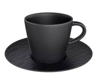 Набор для эспрессо manufacture rock 2 предм. Villeroy & Boch, черный