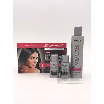 Набор для бразильского выпрямления волос с кератином и купуасу — выпрямитель для волос не нужен Kativa