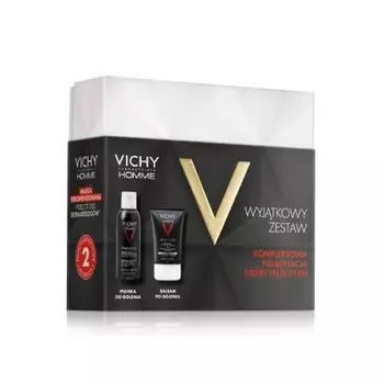 Набор для бритья VICHY HOMME (пена для бритья, 200 мл + бальзам после бритья, 75 мл)
