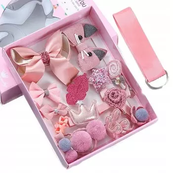 Набор для девочки, резинки для волос, заколки, подарок 3 Korbi