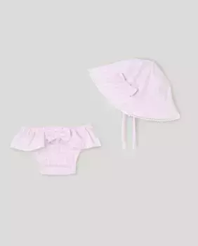 Набор для девочки в полоску Baby El Corte Ingls, цвет Rosa