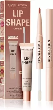 Набор для губ Makeup Revolution Lip Shape Kit, Chauffeur Nude 1 szt.