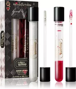 Набор для губ Makeup Revolution X Alice in Wonderland, The Queens Lip Duo 1 szt.