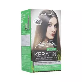 Набор для кератинового выпрямления волос, 1 шт. KATIVA, ANTI-FRIZZ, XSTRA SHINE SET