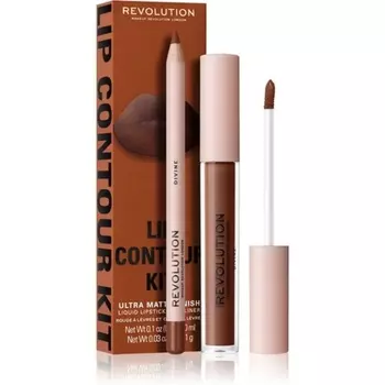 Набор для контуринга губ Makeup Revolution - Цвет: D