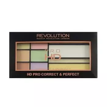 Набор для коррекции недостатков лица, 16,5 г Makeup Revolution, Pro HD Correct & Perfect Palette