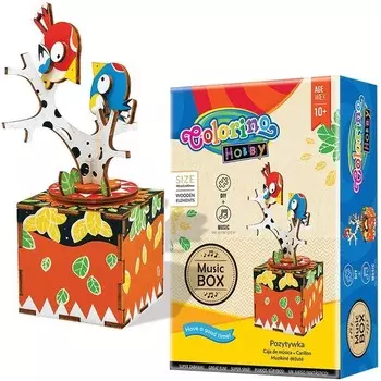 Набор для лепки с музыкальной шкатулкой "Песня птиц и деревьев" Colorino Kids 37138Ptr