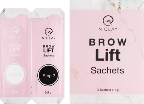 Набор для лифтинга бровей Brow Lift Sachets 1 шт. NICLAY