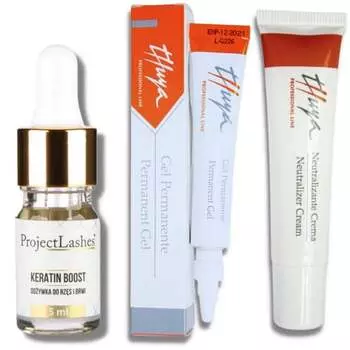 Набор для лифтинга ресниц и ламинирования бровей Thuya & PL Project Lashes