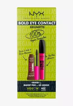 Набор для макияжа Bold Eye Contact Set Nyx Professional Makeup, цвет brunette