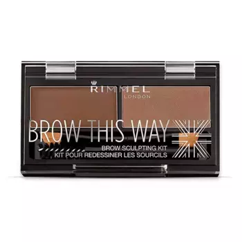 Набор для макияжа глаз Born This Way Eyebrow Sculpting Kit Rimmel London, цвет mild brown