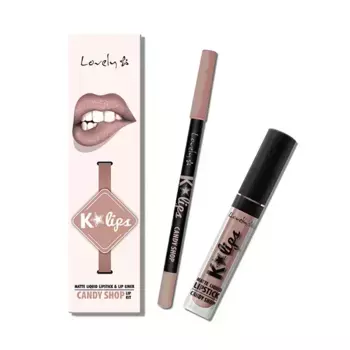 Набор для макияжа губ Lipgloss Set K Lips Lovely, 4