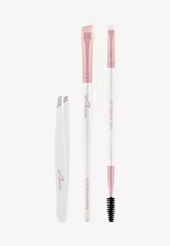 Набор для макияжа Prime Brow Kit Luvia Cosmetics, цвет pearl white/candy pink