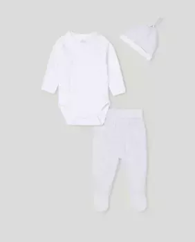 Набор для мальчика со звездами Cotton Juice, чёрный