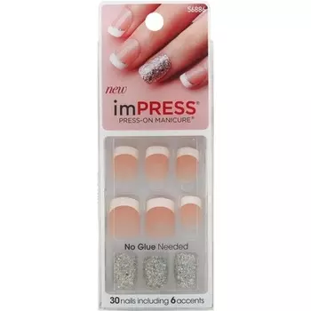 Набор для маникюра Broadway Nails Impress, 30 шт., 2 шт., Kiss