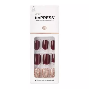 Набор для маникюра Impress Press-On с технологией Purefit Short Nails, Kiss