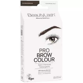 Набор для окрашивания бровей черно-коричневый Beauty Lash, 1 шт.