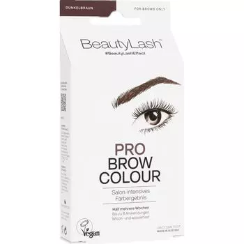 Набор для окрашивания бровей темно-коричневого цвета Beauty Lash, 1 шт.