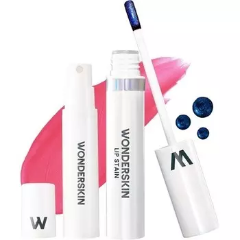 Набор для пилинга и выведения пигментов для губ Wonder Blading Peel and Reveal Lip Stain Kit, розовый, стойкий матовый макияж для губ Sweetheart Wonderskin