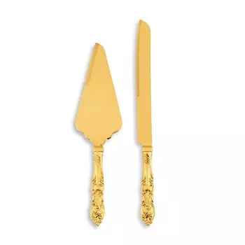 Набор для сервировки торта Weddingstar Classic Gold Romance