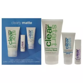 Набор для ухода за лицом Clearly Matte Kit - набор из 3 предметов, Dermalogica