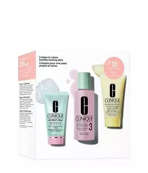 Набор для ухода за лицом CLINIQUE All About Clean 3 Step Skin 3 Mini Kits, 1 шт.