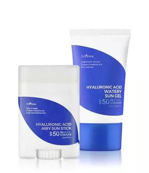 Набор для ухода за лицом Isntree Suncream Hyaluronic Acid Set, 1 шт.
