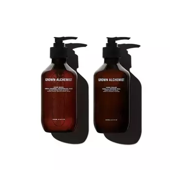 Набор для ухода за руками Мыло для рук 300 мл + крем для рук 300 мл Подарочный набор Натуральный и веганский — сертифицированный органический продукт, Grown Alchemist