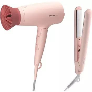 Набор для укладки волос 3000 Series 398 л.с./00, 1600 Вт, персиковый, Philips