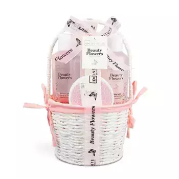 Набор для ванной комнаты Beauty Flowers Basket Idc Institute, 1 UD