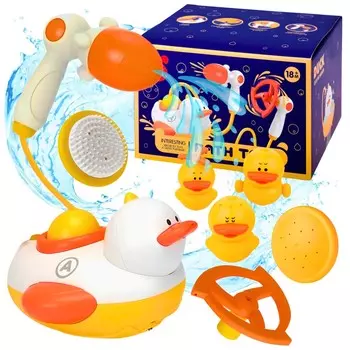 Набор для ванны Duck с душем Лодка для воды Duck с подушечками Inna marka