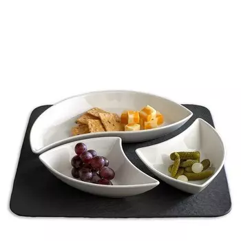 Набор для вечеринки Villeroy & Boch New Wave из 4 предметов, белый