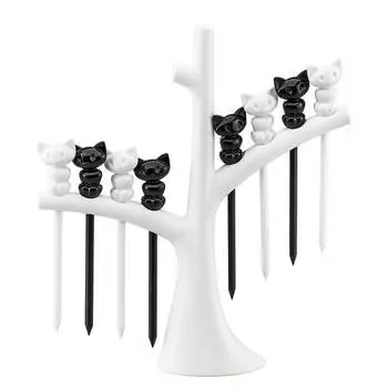 Набор для вечеринок miaou (набор из 8 шт.) Koziol, белый