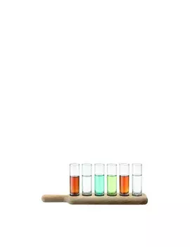 Набор для водки Paddle и дубовая лопатка Lsa