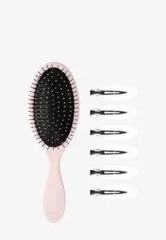 Набор для волос Brushworks Luxury Pink Hair Styling Set Brushworks, цвет pink & white
