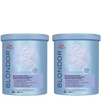 Набор для волос: осветляющая пудра, 2x800г Wella Blondor Multi Blond Powder