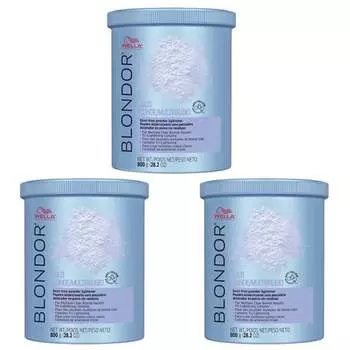 Набор для волос: осветляющая пудра, 3x800г Wella Blondor Multi Blond Powder