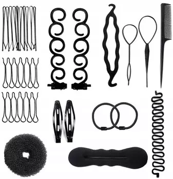 НАБОР для волос Расческа для прически с наполнителем в форме пучка Edibazzar