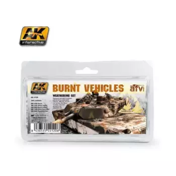 Набор для защиты от сгоревших автомобилей, Weathering (AK-Interactive)