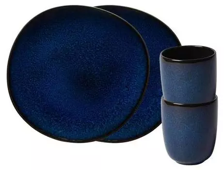 Набор для завтрака lave из 4 предметов Villeroy & Boch, синий