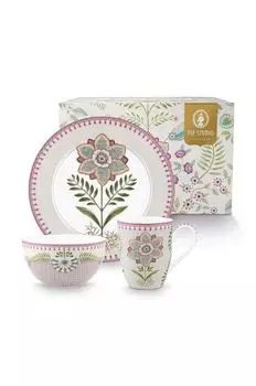 Набор для завтрака Lily&Lotus, 3 шт. Pip Studio, мультиколор