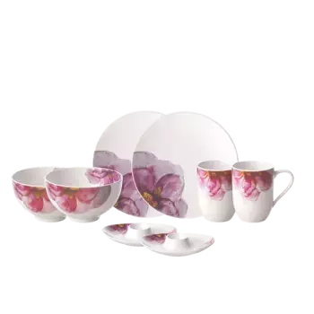 Набор для завтрака «Розовый сад» Villeroy & Boch, белый