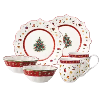 Набор для завтрака Toy's Delight Villeroy & Boch, красно-белый