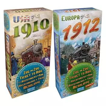 Набор дополнений Days of Wonder: Ticket to Ride USA 1910 And Europa 1912