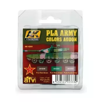 Набор дополнений к цветам армии НОАК, Combo Paints Set (AK-Interactive)