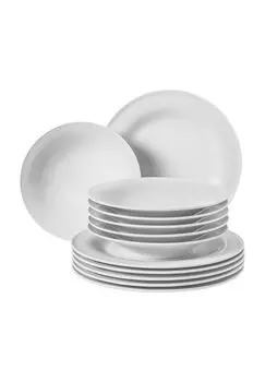 Набор досок Бит, однотонные, 12 шт Seltmann Weiden, белый