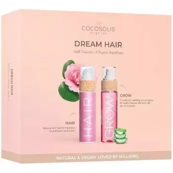 Набор Dream Hair - Маска для волос с маслом 3 в 1 110 мл и Сыворотка для роста волос Спрей 110 мл Cocosolis