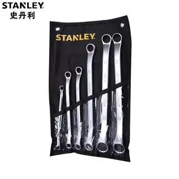 Набор двухсторонних ключей Stanley Torx, 6 предметов, метрические, матовые, двусторонние пластины STMT87021-23