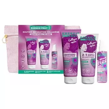 Набор Energy Fruit Routine для восстановления волос с коллагеном Markenlos
