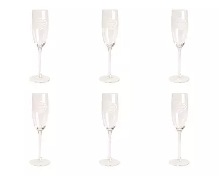 Набор Excelsa из 6 бокалов Fine Quality, стекло 19 cl, прозрачное, прозрачный